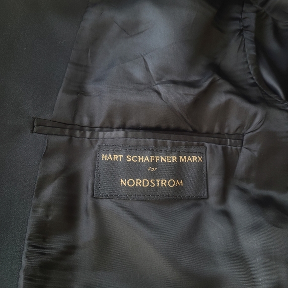 Hart Schaffner Marx Nordstrom Two Piece Black Suit Set - Picture 5 of 10
